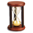 Cherry Wood Hourglass Sand Timer